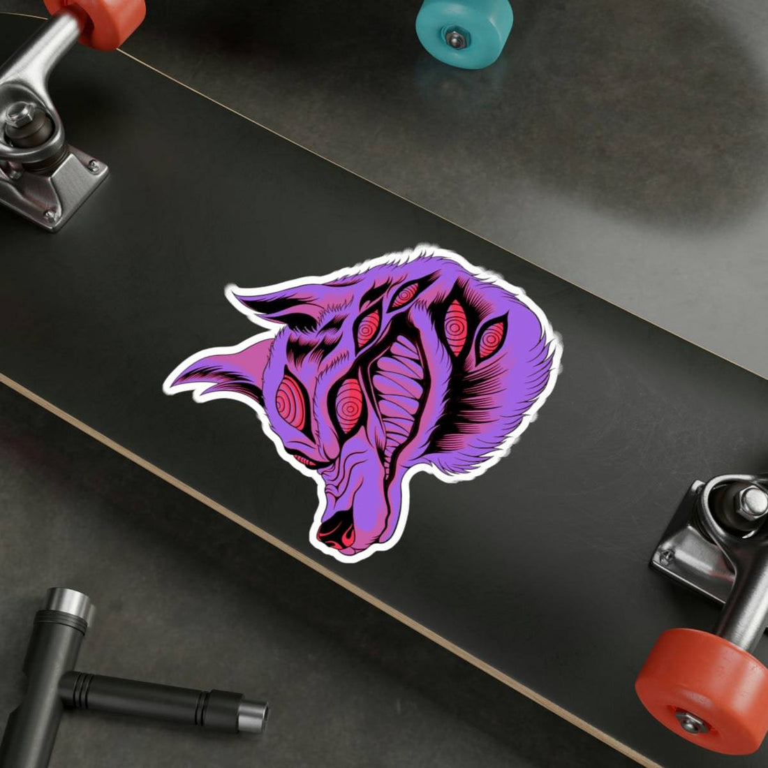 Fox Devil Vinyl Decals - nekoban