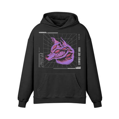 &quot;Fox Devil&quot; Unisex Oversized Hoodie - nekoban