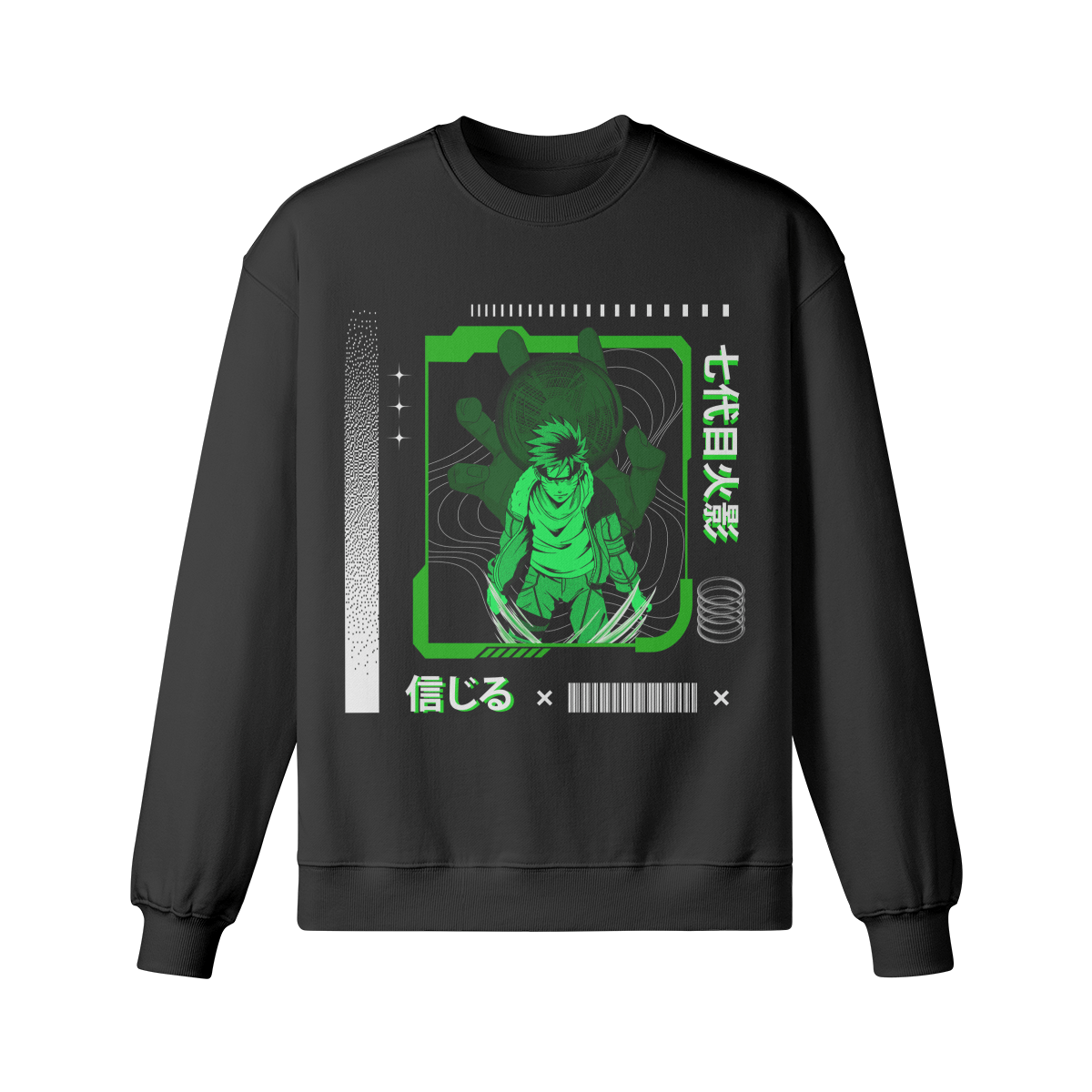 &quot;Seventh Hokage&quot; Unisex Oversized Sweatshirt - nekoban