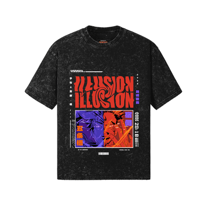 &quot;Illusion&quot; Unisex Oversized Tee - nekoban